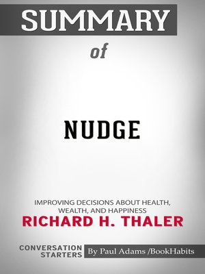 cover image of Summary of Nudge
